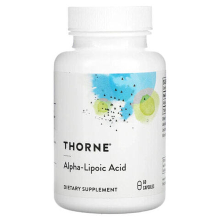 Антиоксиданты Thorne, альфа-липоевая кислота, 60 капсул