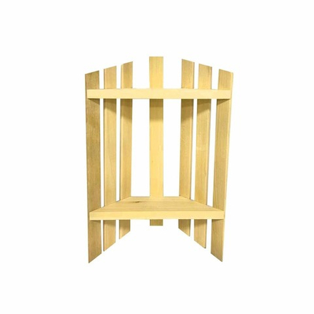 Полка банная угловая два уровня (мп-55)