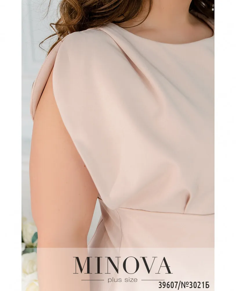 Платье 3021Б-пудровый Minova