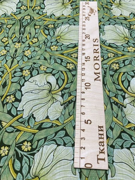Pimpernel Bayleaf теплая трава, У. МОРРИС, 100% хлопок Handmade Fabrics 5