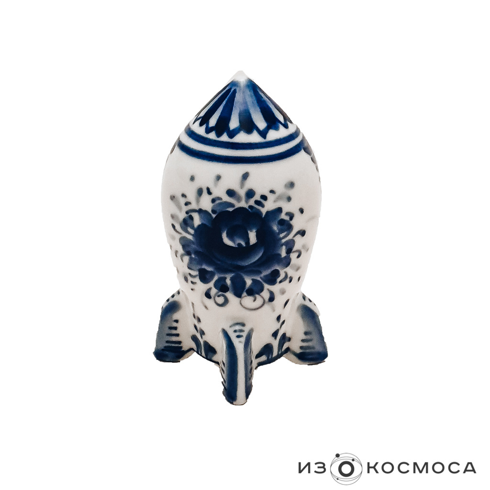 Скульптура "Ракета с 1 космонавтом"