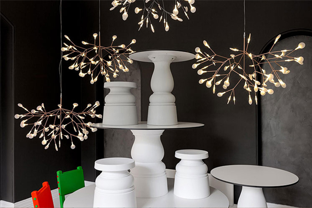 Подвесной дизайнерский светильник  Heracleum  Big O by Moooi (медный, D72)