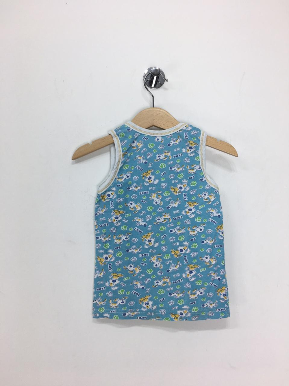 Майка  с собачками на 6-9 месяцев