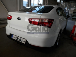 Фаркоп оцинкованный Galia K037C для Kia Rio III хетчбек/седан 2011-2017(паспорт и сертификат в комплекте)(без электрики)