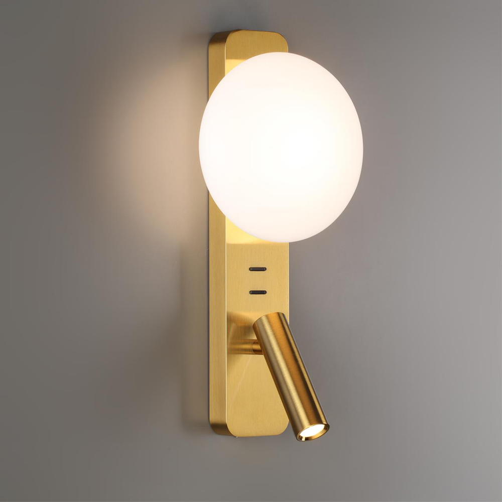 7050/5WL HIGHTECH ODL25 473 металл/металл бронза Настенный светильник IP20 LED 1*5W + 1*3W ALBERGO