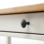 Письменный стол IKEA HEMNES, 75x120 см, белый/светло-коричневый, ХЕМНЭС ИКЕА