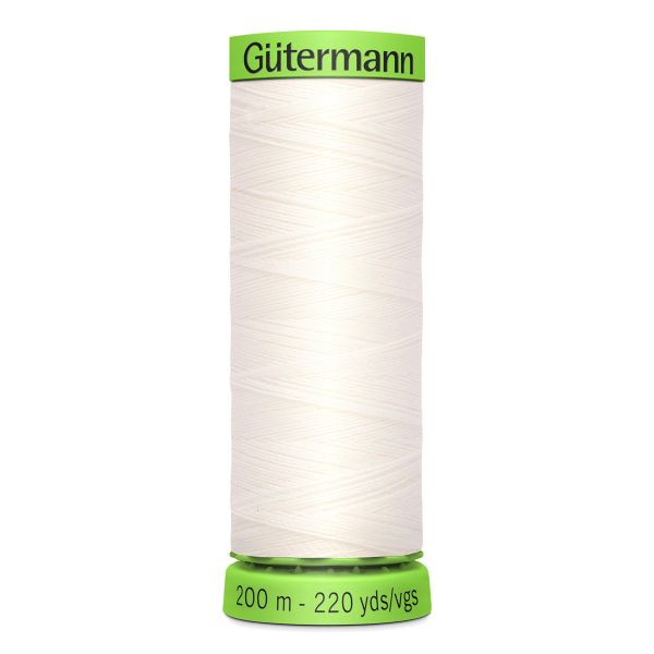 Нитки для тонких тканей Gutermann Extra Fine 150 (200 метров), 5 кат. | _111 айвори