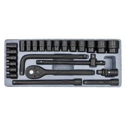 Набор инструментов 24пр. 1/2''6pt JBC JBC-4245B-5MPB