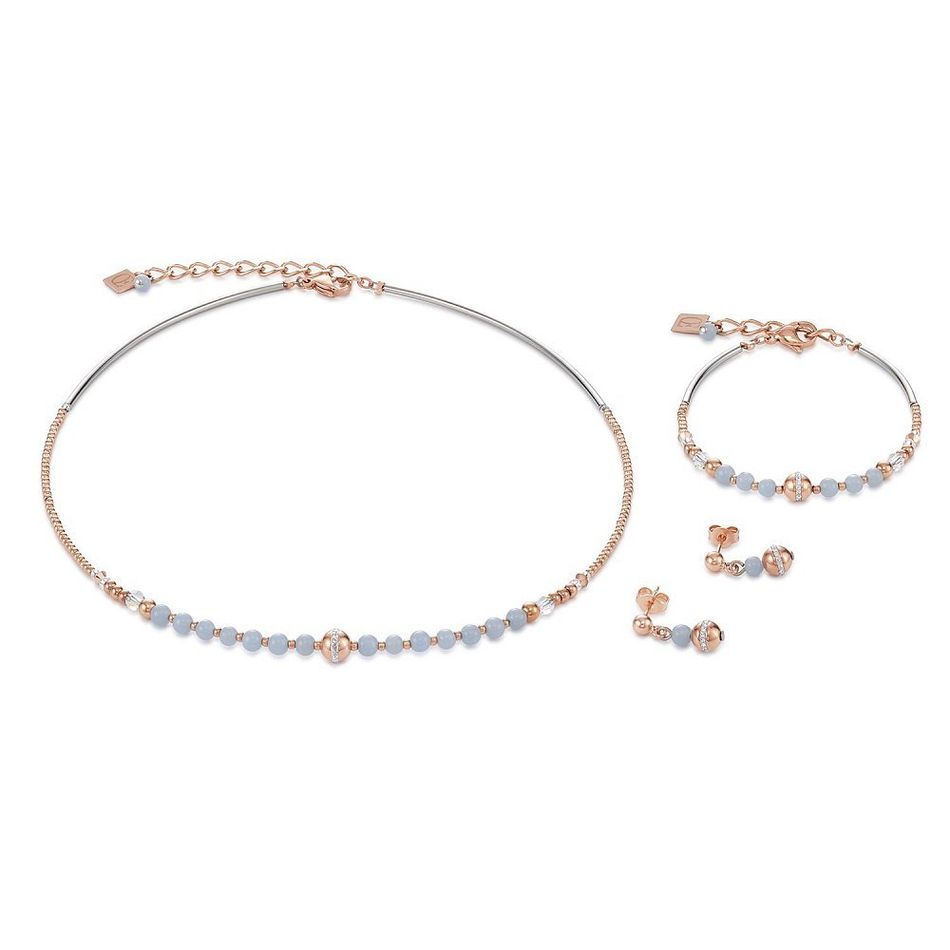 Колье Coeur de Lion Light Blue 4992/10-0720 цвет голубой