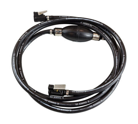 Шланг топливный d7/D12.5 мм с грушей и топливными переходниками Yamaha