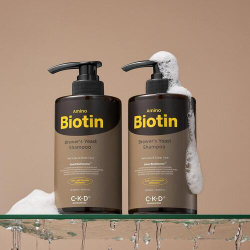 CKD Шампунь с аминобиотином и пивными дрожжами - Amino biotin brewer's yeast shampoo, 500 мл