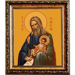 Симеон Богоприимец Праведный. Икона на холсте.