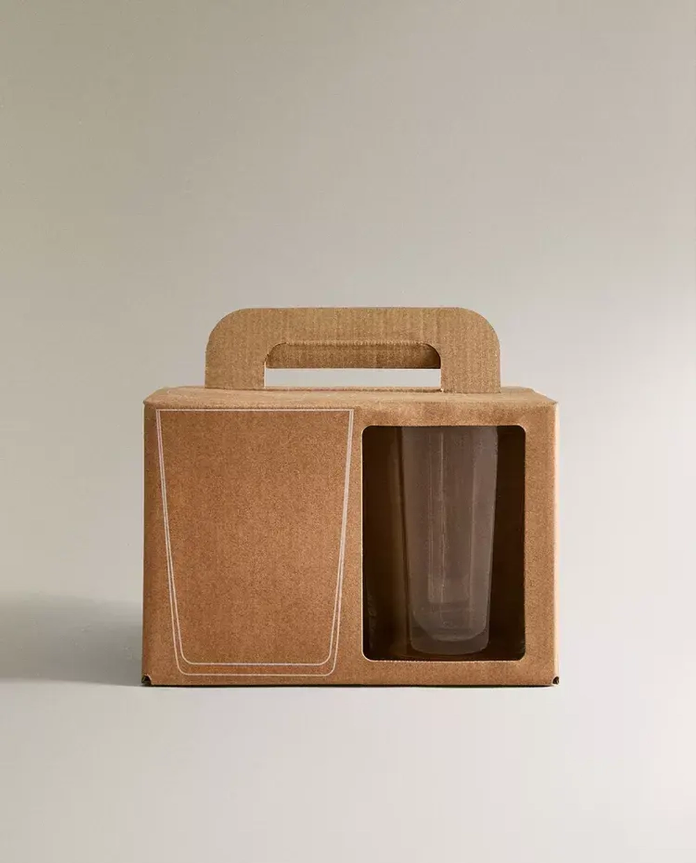 ZARA HOME ВЫСОКИЕ СТАКАНЫ ИЗ СТЕКЛА (НАБОР ИЗ 4 ШТ.), ПРОЗРАЧНЫЙ