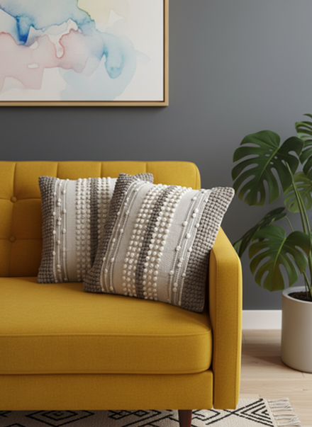 Декоративная наволочка в бохо стиле