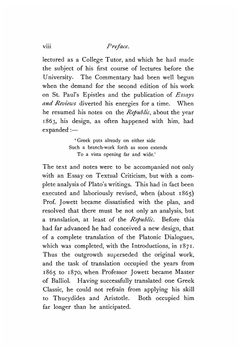 Plato's Republic the Greek Text. Volume 1 | Benjamin Jowett