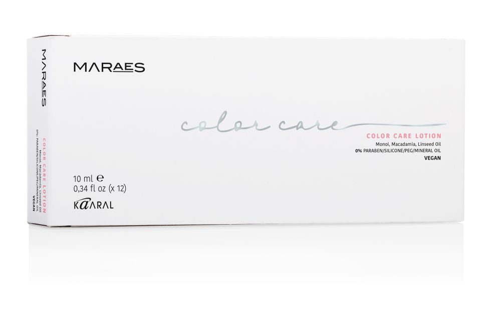 Лосьон в ампулах KAARAL Maraes Color Care Lotion для окрашенных и химически обработанных волос - 12*10 мл. (упаковка)