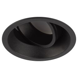 Светильник встраиваемый алюминиевый ЭРА KL98 BK под лампу MR16 GU5.3 черный