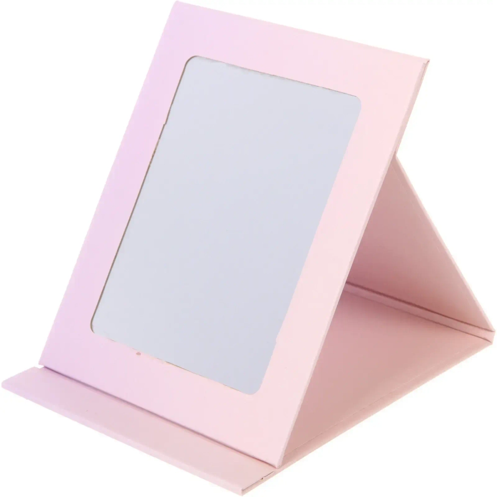 Зеркало косметическое складное «ФОРТУНА БРИ», микс 4 дизайна, мрамор, 17*13,5см