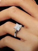 Муассанит принцесса 3.5×3.5мм 0.35сt