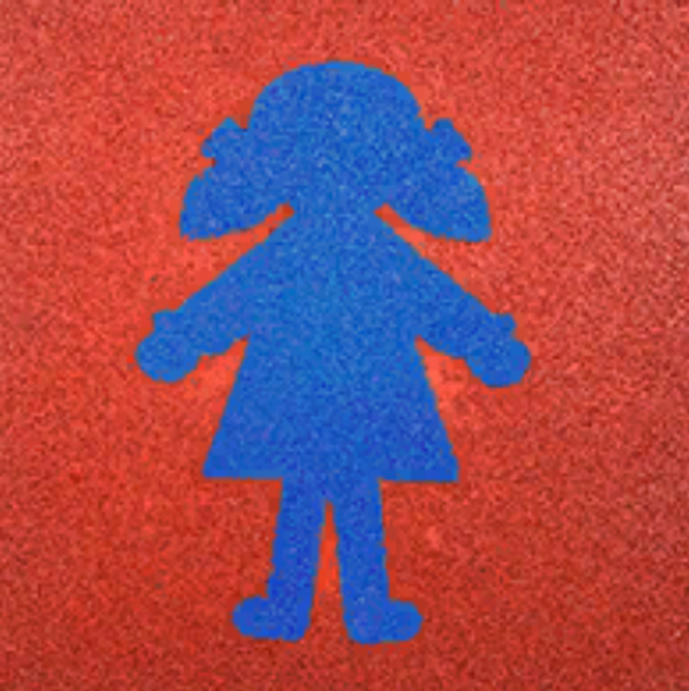 Резиновая плитка Арт с рисунком 500х500х40 мм стрелочки тротуарная