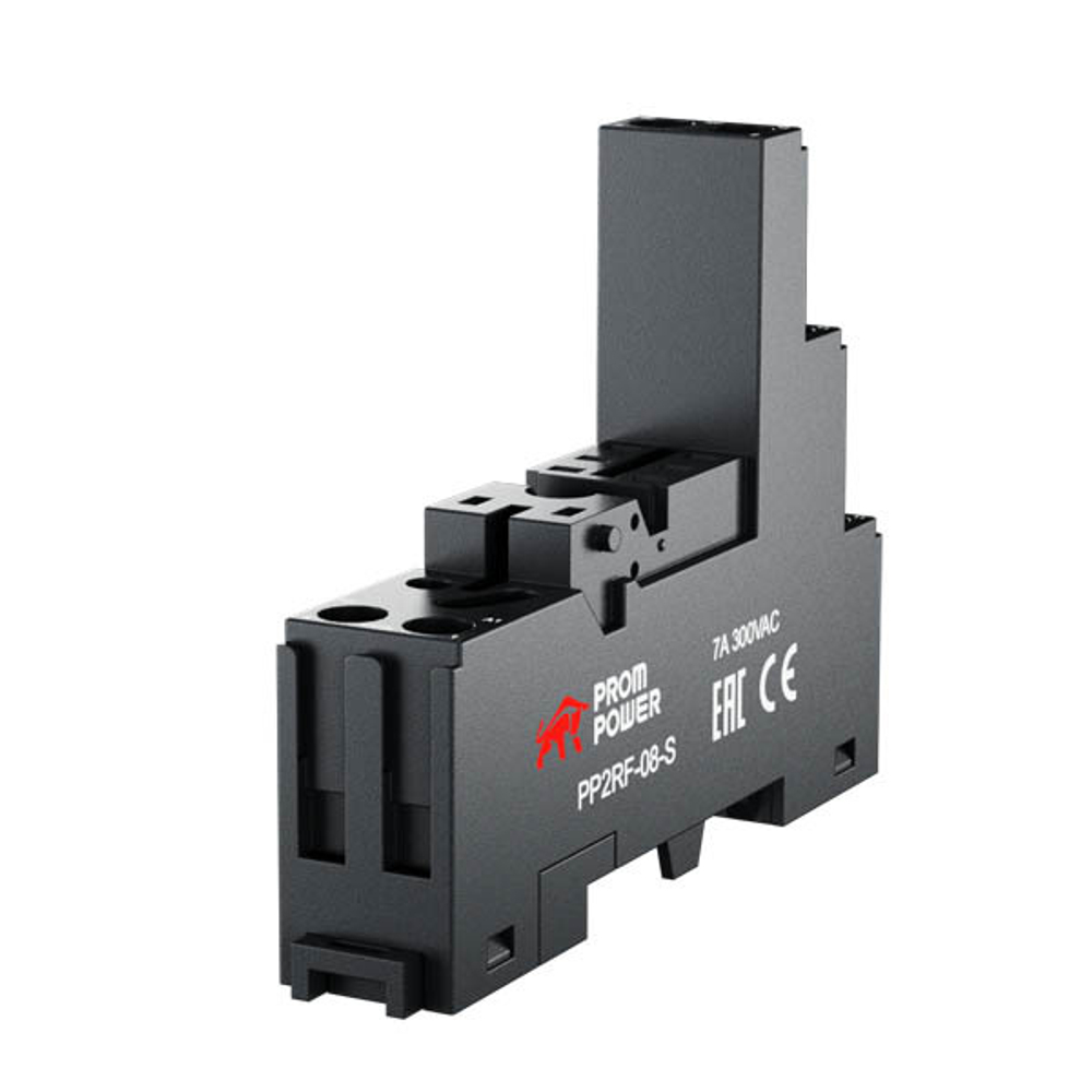 Колодка Prompower PP2RF-08-S для реле PG2R2-S (двухполюсное), винтовые клеммы