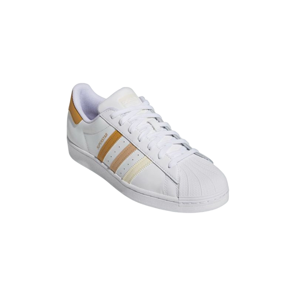 Кроссовки Adidas Superstar White Golden Beige