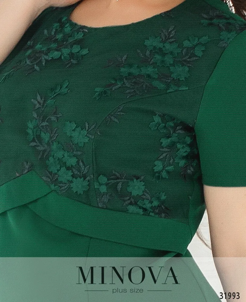 Платье 354-зеленый Minova