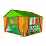 Детский игровой лабиринт с крышей «Изумрудный домик» 5,66×3,69×3,3 м