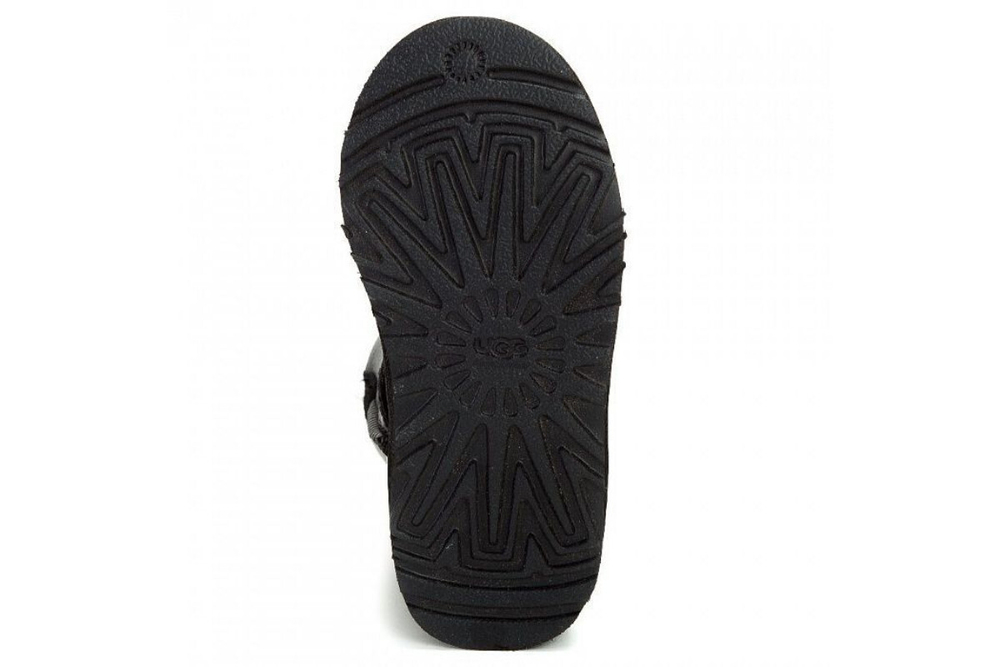 UGG Kids Bailey Button Bling Metallic Black