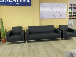 Комплект диван+2 кресла 9949 3+1+1 black pu