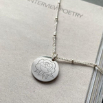 подвеска с индивидуальной гравировкой