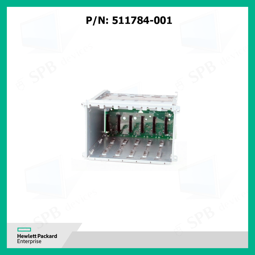 Корзина для жестких дисков 3,5 HP ML350 G6 LFF DRIVE CAGE 511784-001 + Backplane 511787-001 SAS HDD