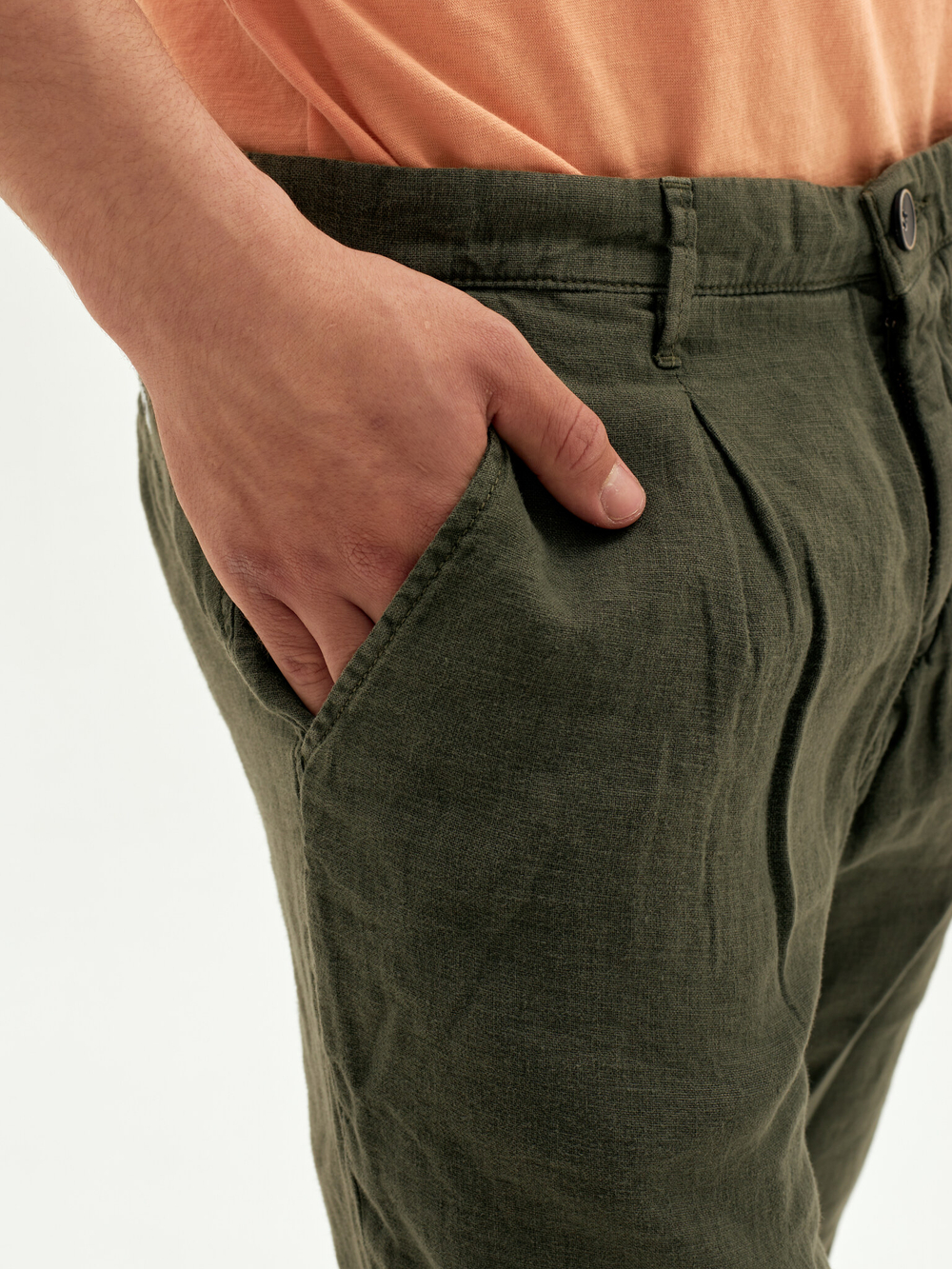 Брюки чинос The.Nim Standard Pince Moss