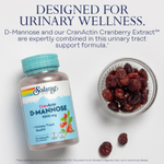 Solaray, D-манноза CranActin®, 120 растительных капсул
