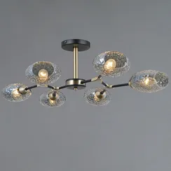 IL0272-6CSQ-25 BK AB TRENTO светильник потолочный