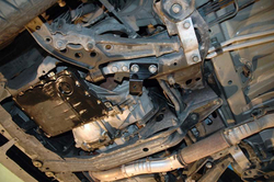 Защита картера и КПП Sheriff для Nissan Serena II (C24) 4WD 2000-2005 арт.15.0819