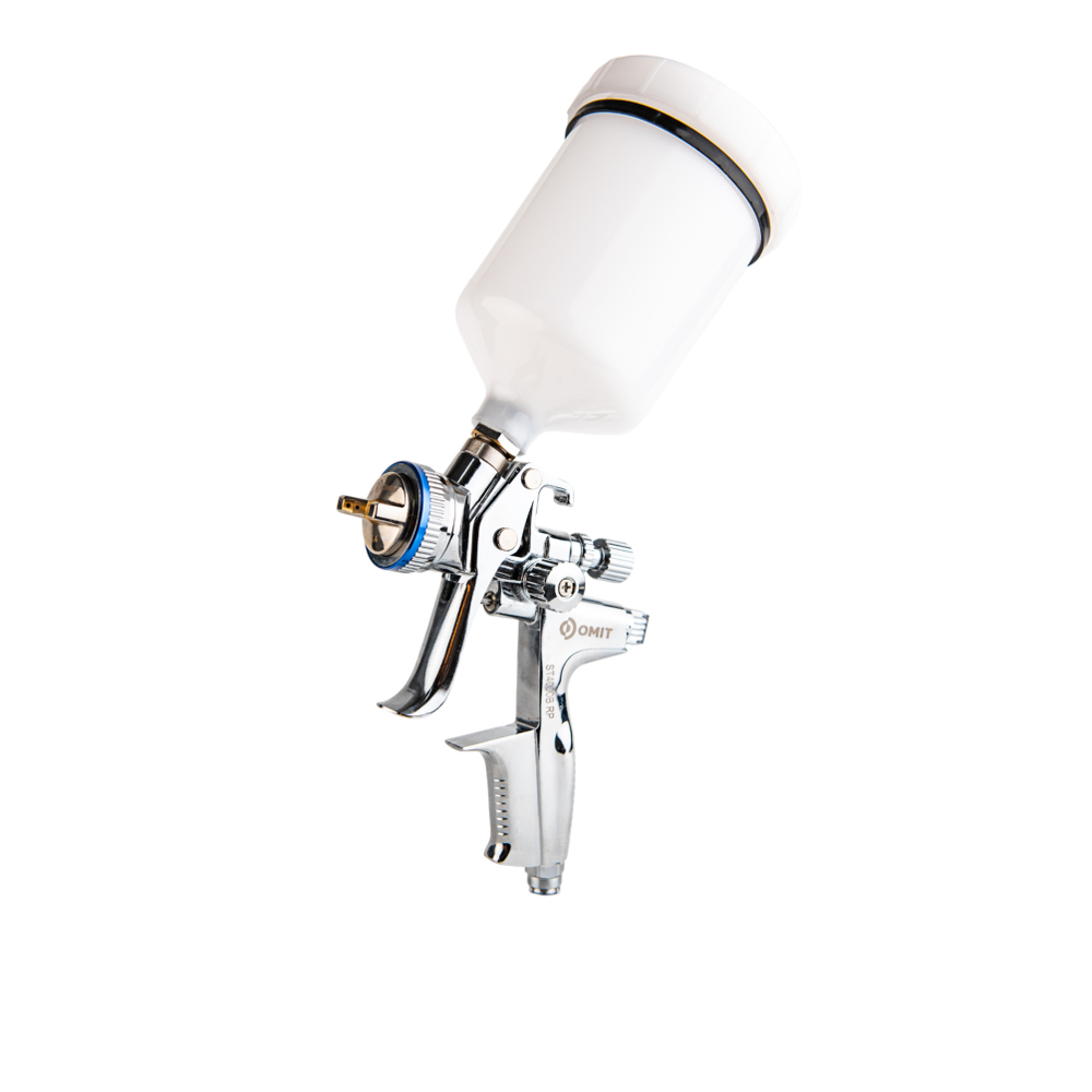 OMIT Краскопульт ST 4000B HVLP 1,3мм верхний бачок 600мл