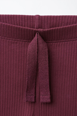 ZARA КОМПЛЕКТ ИЗ ТОЛСТОВКИ И ЛЕГГИНСОВ С ПРИНТОМ, ЛИНЯЛЫЙ РОЗОВЫЙ