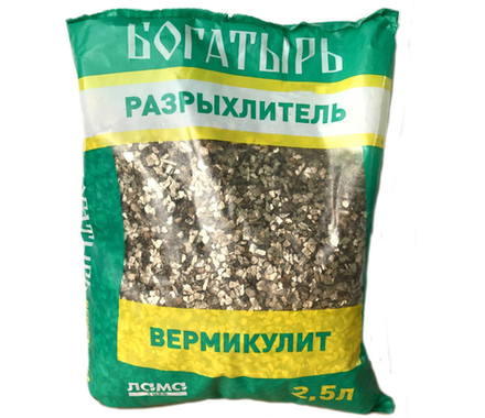 ВЕРМИКУЛИТ БОГАТЫРЬ 2,5л. Лама Торф