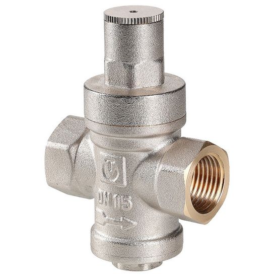 Редуктор давления Valtec 1/2", 1–6 бара, до +120°C поршневой (арт. VT.083.N.04)