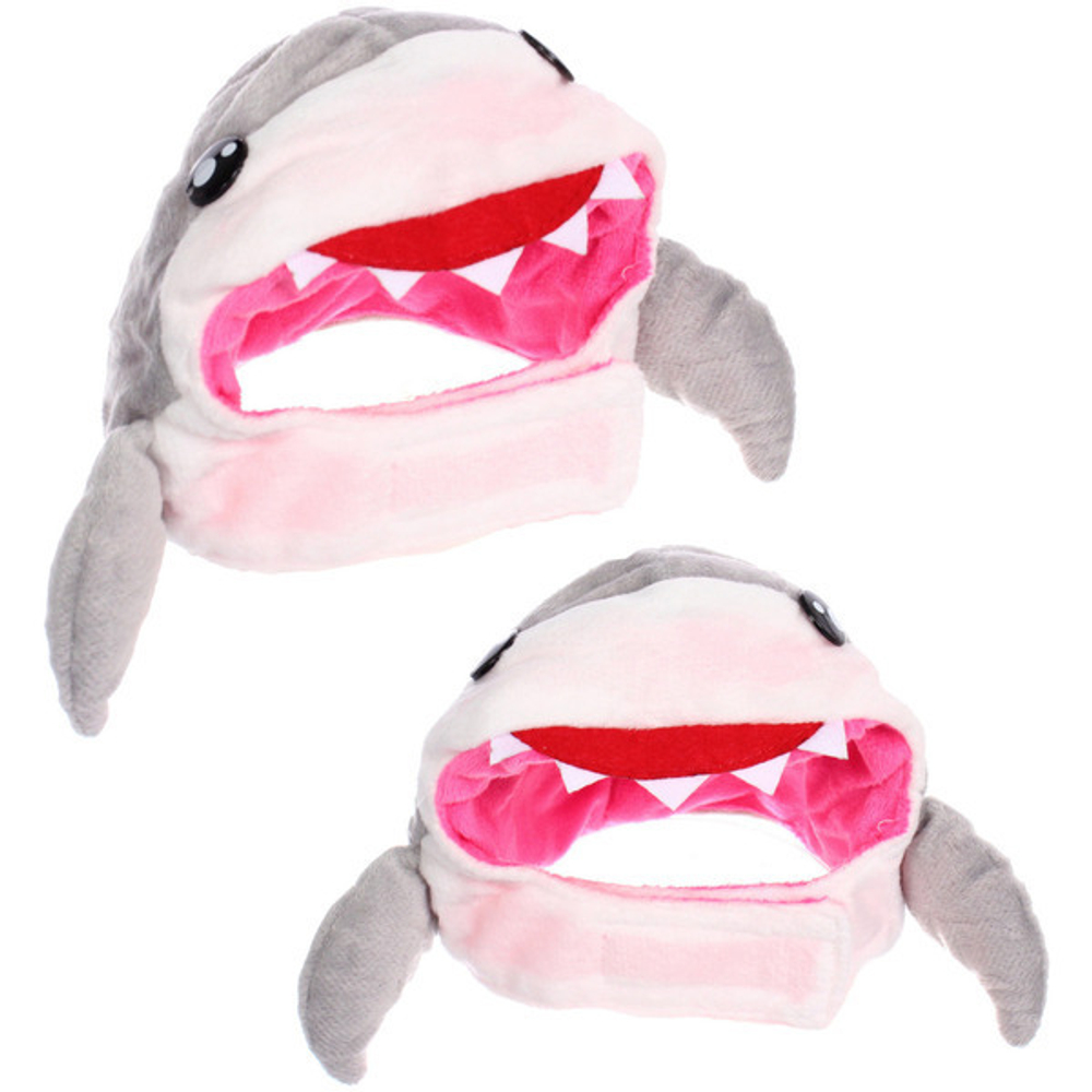 Шапка для собак и кошек «Акула», цвет как на фото, р L