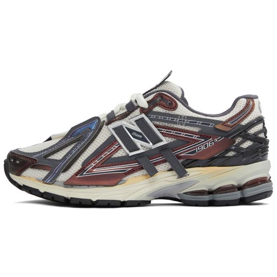 New Balance 1906A Беговые кроссовки Низкие Бело-серый Коричневый Унисекс