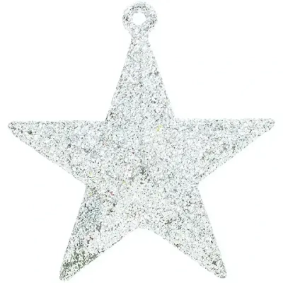 Ёлочное украшение Звездочкики 3шт.6см.