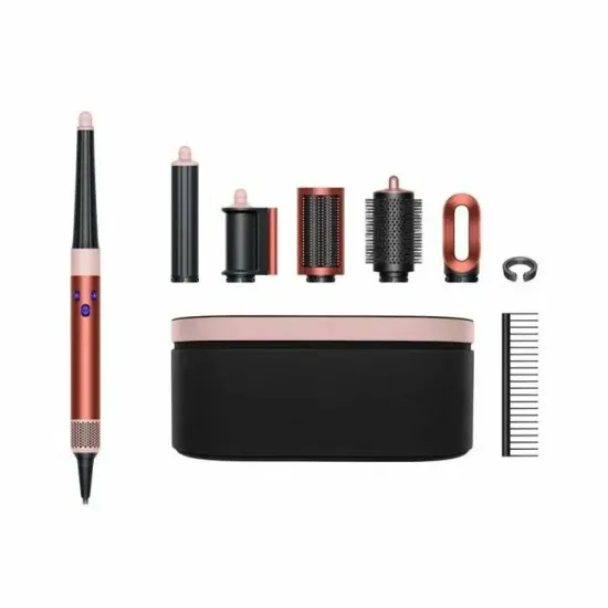 Стайлер Dyson Airwrap i.d. Long HS08 Straight+Wavy, клубнично-бронзовый/розовый румянец (Strawberry Bronze/Blush Pink)