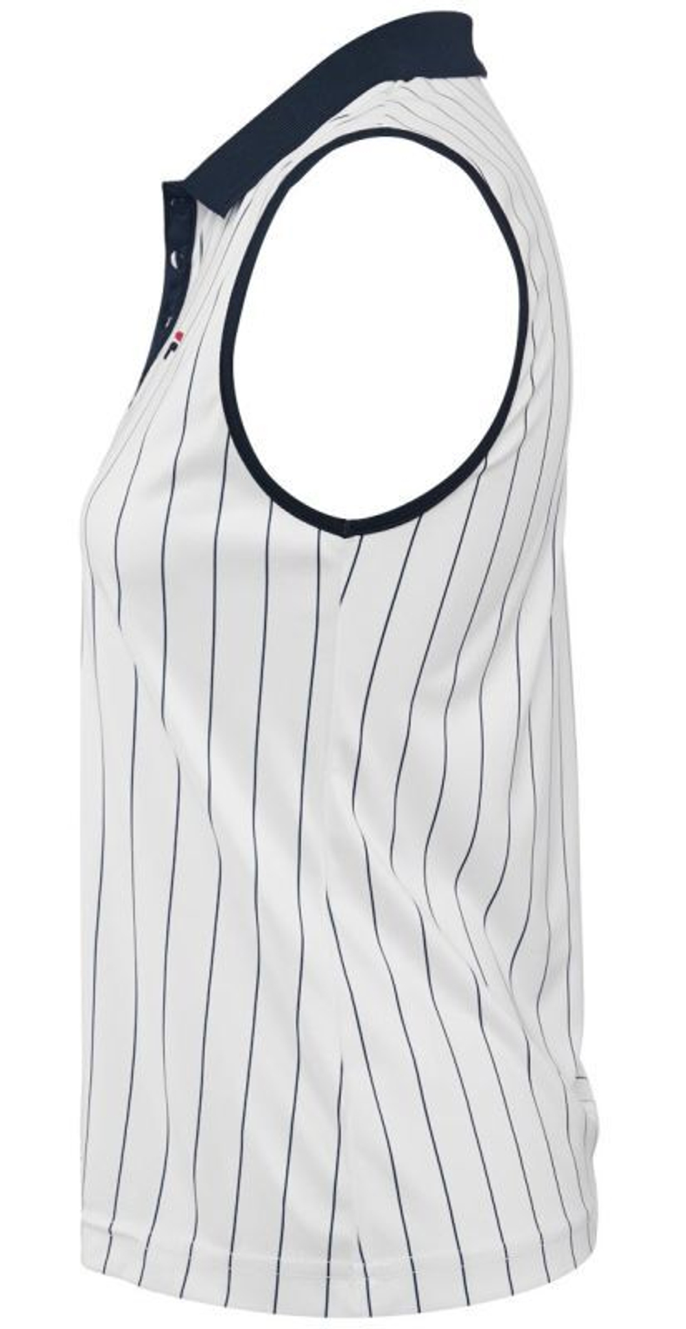 Женское поло Fila American Polo "Pia" W - white/stripes