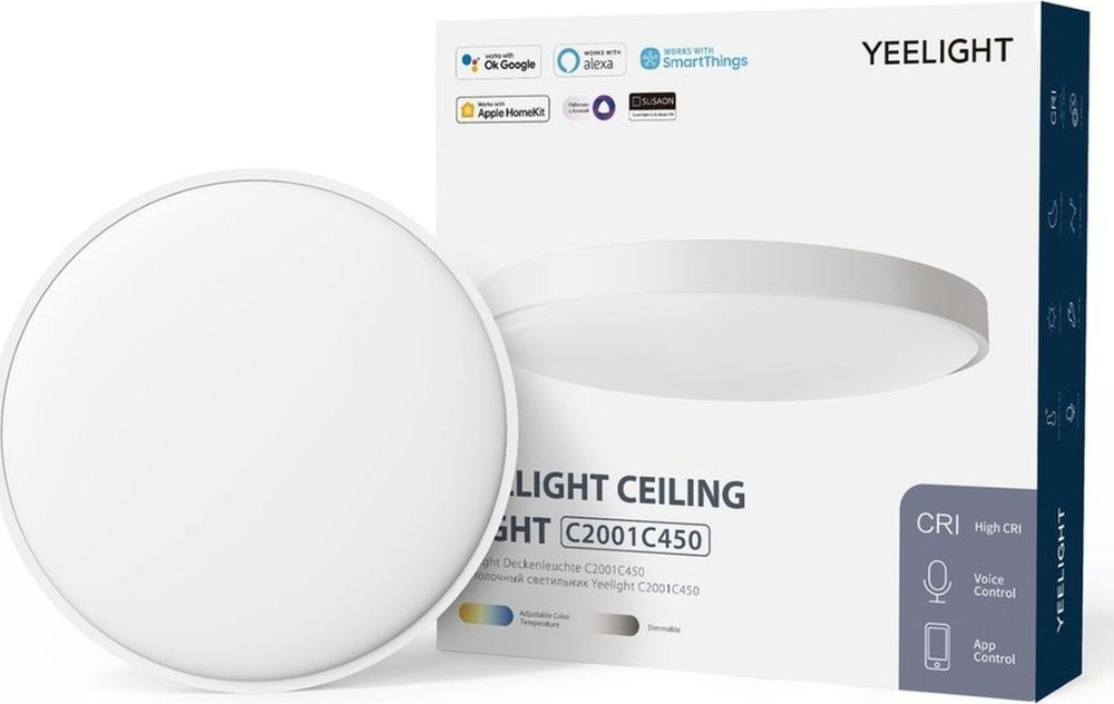 Умный потолочный светильник Yeelight C2001C450 Ceiling Light - 450мм (YLXD036), белый