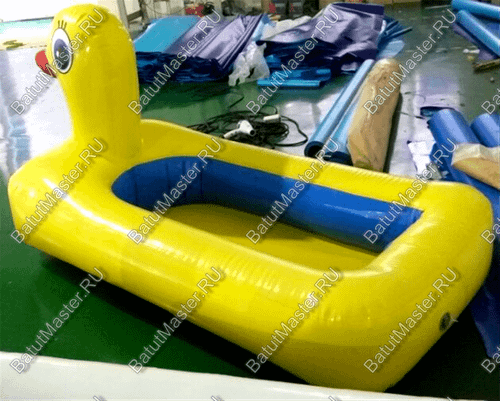 Надувная водная лодочка «Жёлтая уточка», 2×1×2 м