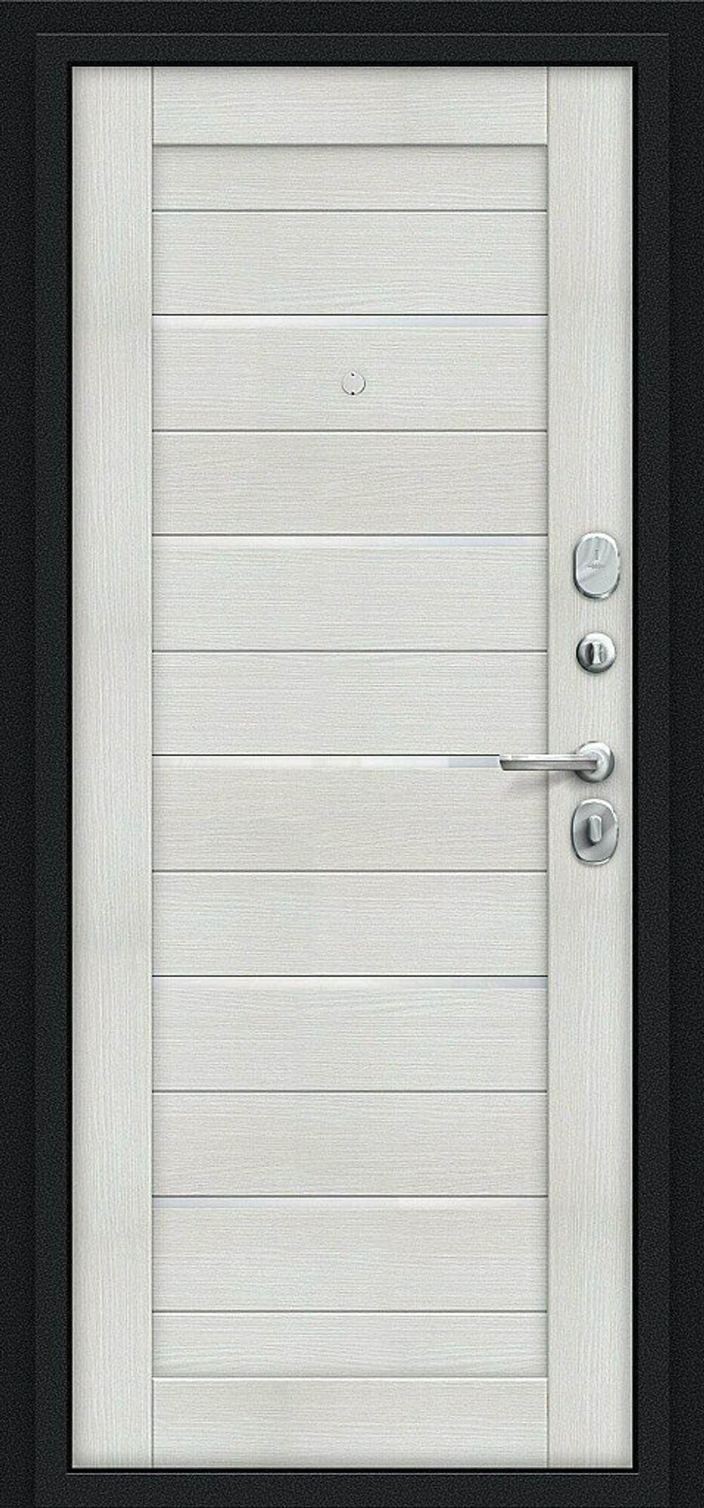 Техно Kale Букле черное/Bianco Veralinga 205*86 правое