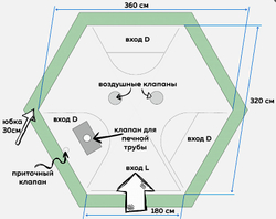 Универсальная утеплённая палатка 5УТ