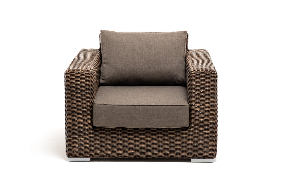 "Боно" лаунж-зона из искусственного ротанга, цвет коричневый